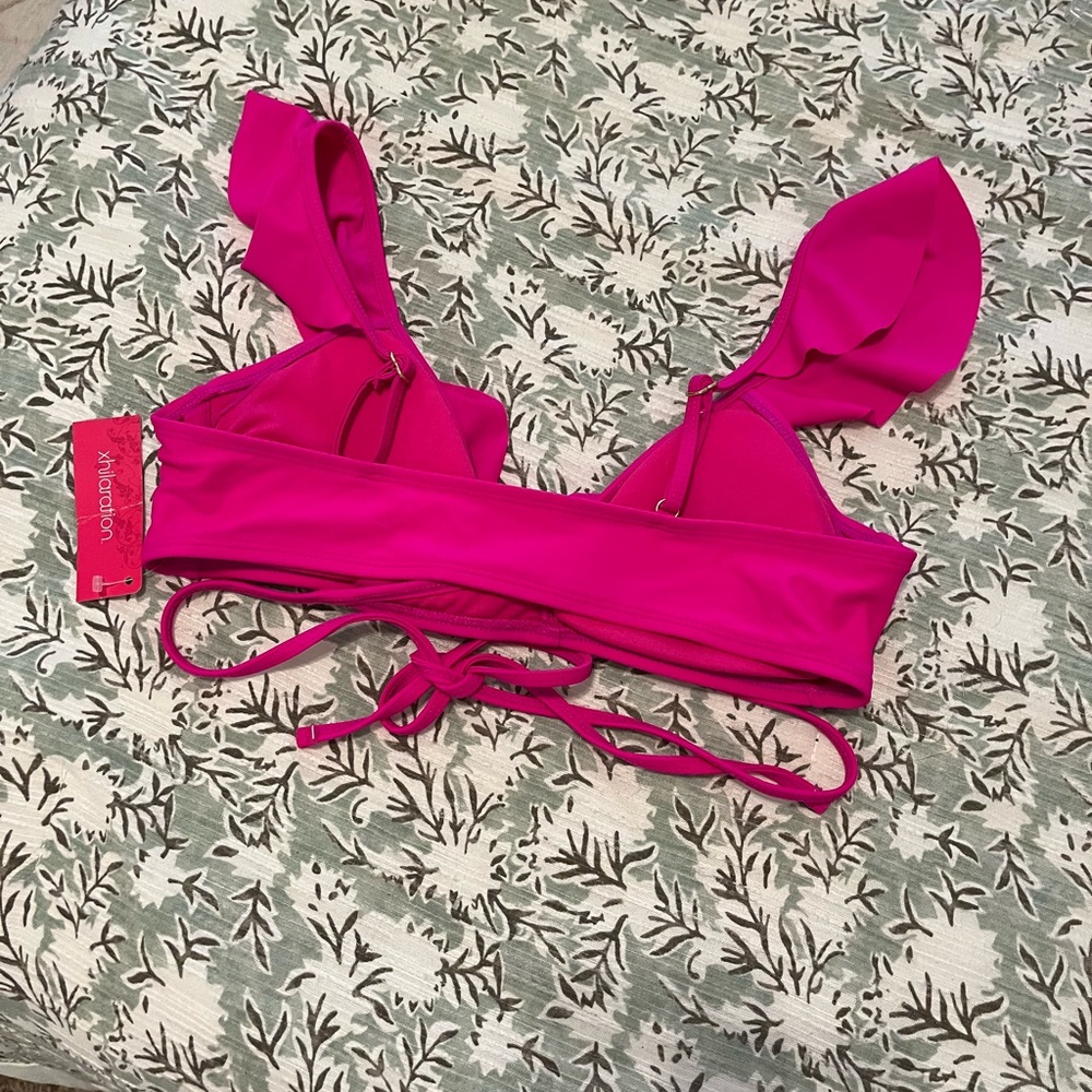 Pink Ruffle Bikini Top - Picture 3 of 3
